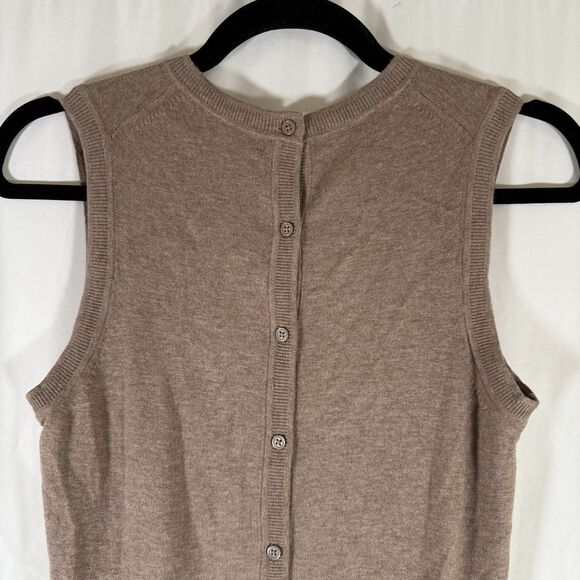 Banana Republic Tank Top Womens XS Brown Knit Sleeveless Round Neck Cotton Blend - Picture 8 of 9